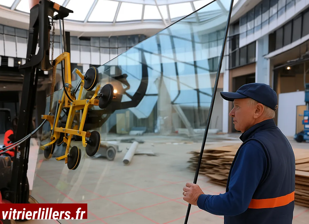 Remplacement de vitrine magasin Lillers